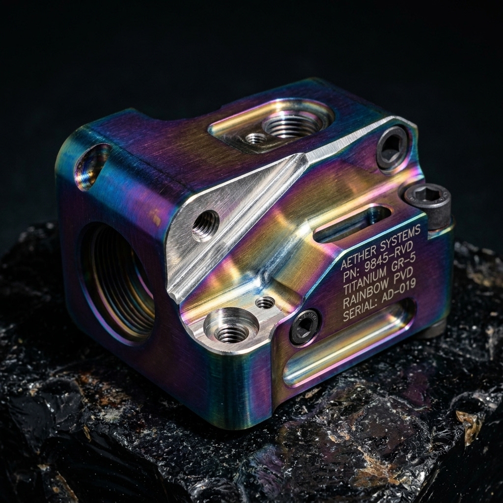 Machined titanium defense component