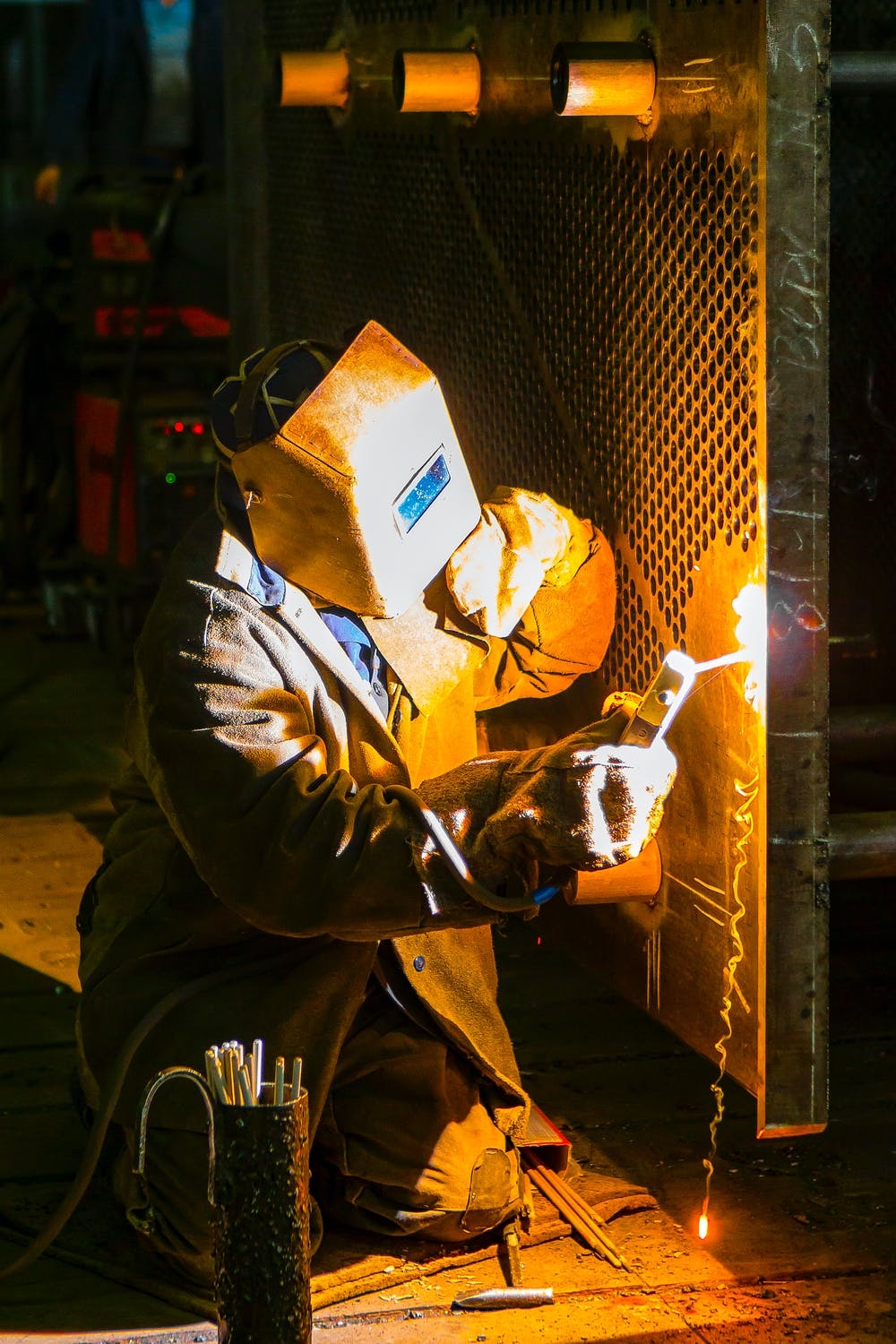 AWS D1.1 certified welding and steel fabrication in the FIMX workshop